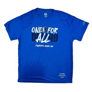 Dallas Mavericks 2024 Blue Special Edition Playoffs Shirt Adult XL One For All